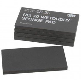3M 5526 Wet Or Dry Sponge Pad, 2-3/4" x 5-1/2", 5-pack-
