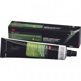 3M 8001 Weather Strip Adhesive, 5 oz, amber-