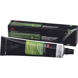 3M 8001 Weather Strip Adhesive, 5 oz, amber-
