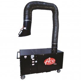 ACE Industrial 73-601-95 Mobile Fume Extractor, 1200 cfm, 10' arm-