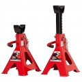 American Forge &amp; Foundry 3303A Jack Stands with double locking mechanism, 3-ton, ratchet-