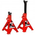 American Forge &amp; Foundry 3306A Jack Stands with double locking mechanism, 6-ton, ratchet-