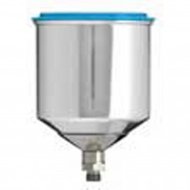 Anest Iwata 6031D Aluminum Cup for LPH300, LS400, and WS400 Series Spray Guns, 400 ml, stainless steel fluid joint-