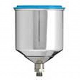 Anest Iwata 6031D Aluminum Cup for LPH300, LS400, and WS400 Series Spray Guns, 400 ml, stainless steel fluid joint-