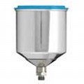 Anest Iwata 6031D Aluminum Cup for LPH300, LS400, and WS400 Series Spray Guns, 400 ml, stainless steel fluid joint-