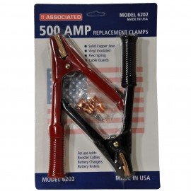 Associated 6202 Replacement Clamps, 500 A-