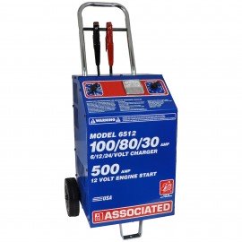 Associated 6512 Fast Battery Charger for fleet and commercial, 220 V-
