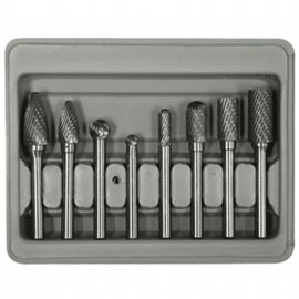 Astro Pneumatic 2181 Burr Set, carbide, 8-piece-
