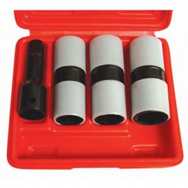 Astro Pneumatic 78803 Impact Socket Set, thin wall, protective sleeves, 1/2" drive-