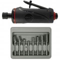 Astro Pneumatic AST-2181B Die Grinder / Rotary Burr Set, ¼", 22,000 rpm-