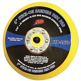 ATD Tools 2078 Sanding Disc Pad, 6", stick-on-