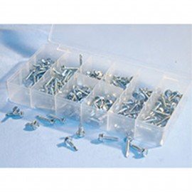 ATD Tools 349 Self-Drilling Screw Assortment, hex washer head, 200-piece-