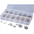 ATD Tools 360 Lock and Flat Washer Assortment, 350-piece, stainless steel-