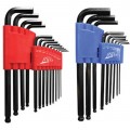 ATD Tools 580 Hex Key Set, SAE metric long arm ball end, 22-piece-
