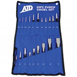 ATD Tools 720 Punch and Chisel Set, 20-piece-