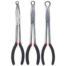 ATD Tools 813 3-Piece Pliers Set, 11" ring nose-