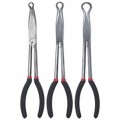 ATD Tools 813 3-Piece Pliers Set, 11" ring nose-
