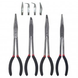 ATD Tools 814 Needle Nose Pliers Set, 4-piece, 11"-