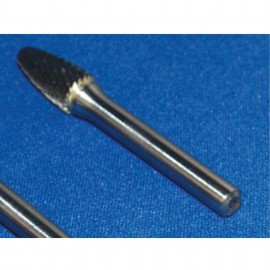 ATD Tools 8168 Carbide Burr, round tree, 3/8" dia. x 3/4" l-