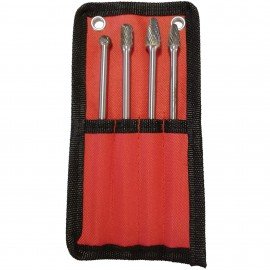 ATD Tools 8170 Burr Set, 6" long shanks, double cut-