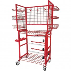 ATD Tools ATD-6577 Paint Prep Cart, 2 Shelves, 66 lbs capacity-