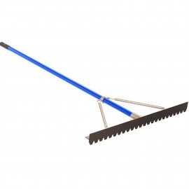 Bon 12-236-B9 Blunt Tooth Asphalt Lute Rake, 36&amp;quot; Head, 6 ft handle-