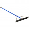 Bon 22-241-B9 Asphalt Lute Rake, smooth ends, 30" x 6'-