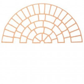 Bon 32-249-B6 Stencil, cobblestone circle-