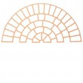 Bon 32-249-B6 Stencil, cobblestone circle-
