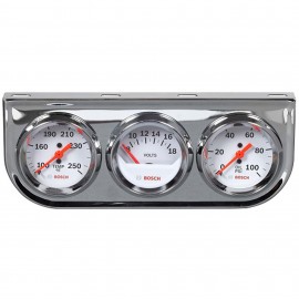 Bosch CP8208 Triple Gauge Kit, 2", white-