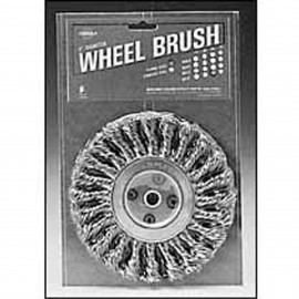 Brush Research BDH714 Circular Wire Wheel Brush, wide face, 7" diameter-
