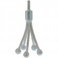 Brush Research DEB4 Specialty Brush, 1 1/2 to 4" ID, 5-Prong-