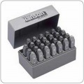 C. H. Hanson 20626 Letter and Number Stamp Set, 1/4", steel-