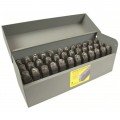 C. H. Hanson 21631 Letter and Number Stamp Set, ½", Steel-
