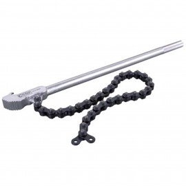 Cal-Van 87000 Chain Wrench, ratcheting, extra long-