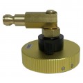 Car Certified Tools BA03 Master Cylinder Adapter for Pressure Brake Bleeders, 3-Tab, 1.30 to 1.45" Diameter-