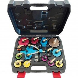 Car Certified Tools BAKIT01 Maintenance and Repair Kit for Pressure Brake Bleeders, 13-Piece-