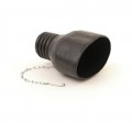Crushproof Tubing CTF575 Oval Adapter for twin-tailpipes up to 3&amp;quot;, 3.5 x 8.5&amp;quot;-