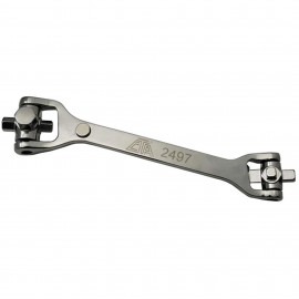 CTA 2497K Multi-Wrench, 8-in-1, male square and hex drive-