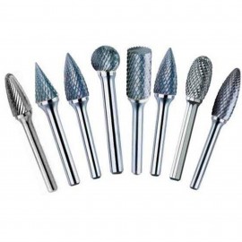 Drill America DUL5SET Bur Set, solid carbide, 11-piece-
