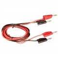 Electronic Specialties 146-P Test Leads, 48", stacking banana plug-