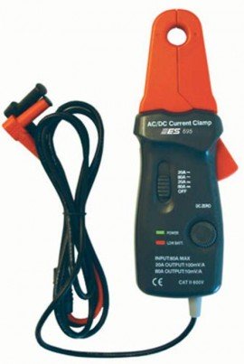 Electronic Specialties 695 Current Probe for Graphing Multimeters, Oscilloscopes and Digital Multimeters, 0 to 80 A AC/DC, ½" jaw opening-