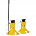ESCO 10459 Jack Stands, 22-ton, ez-wheel-