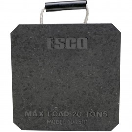 ESCO 10753 Jack Support Plate, 20-ton, rope handle-