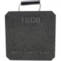 ESCO 10753 Jack Support Plate, 20-ton, rope handle-