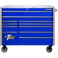 Extreme Tools EX5511RCQBLCR Roller Cabinet, 55", blue/chrome-