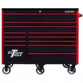 Extreme Tools RX Series Roller Cabinet, 55", black/red-