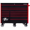 Extreme Tools RX Series Roller Cabinet, 55", black/red-