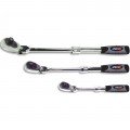 EZRED MR482FL 3 Pc Ratchet Set, extendable, flex-head-
