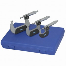Fowler 52-224-104-0 Outside Micrometer Set, 0-4", digit counter-